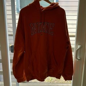 Orange Nike Pullover Sweatshirt Size XXL